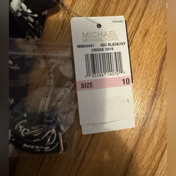 Michael Kors/NWT Floral One-Shoulder Swimsuit Sz 10 - Picture 4 of 4